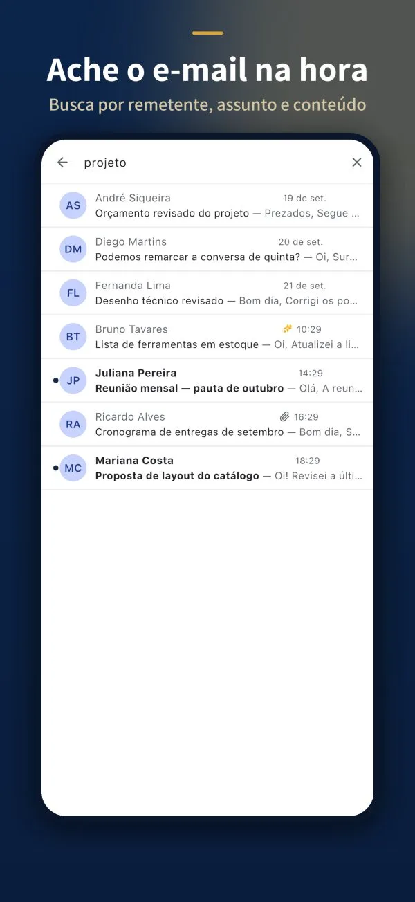 Resultado da busca por uma palavra